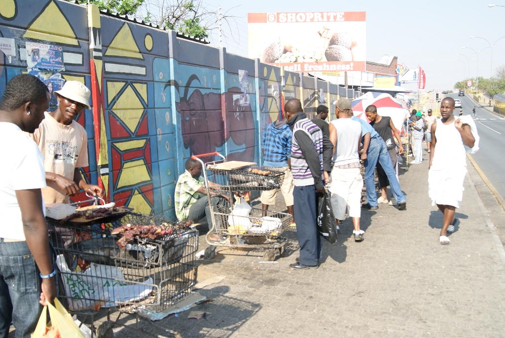 Straßenmarkt in Katutura