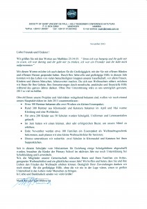 Weihnachtsbrief SSVP 2014